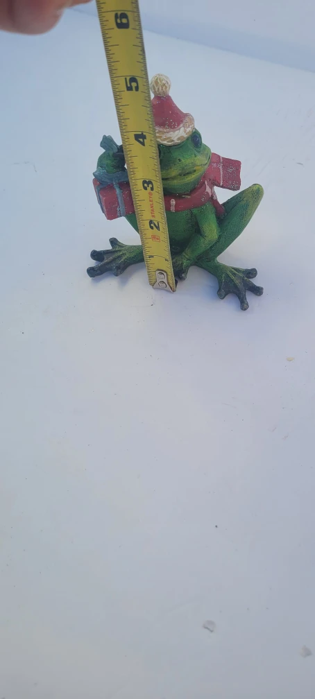 Christmas Frog Figurine - photo 3