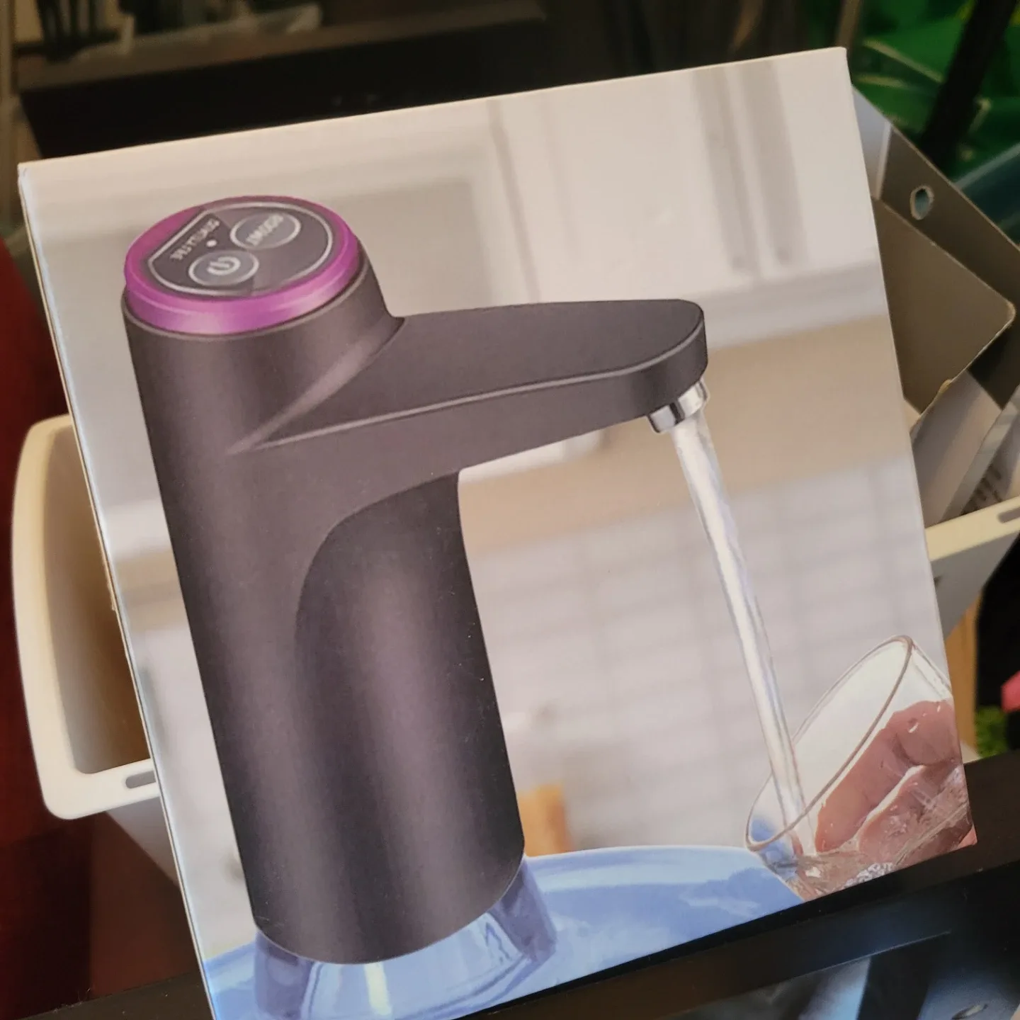 Water Bottle Pump - Black