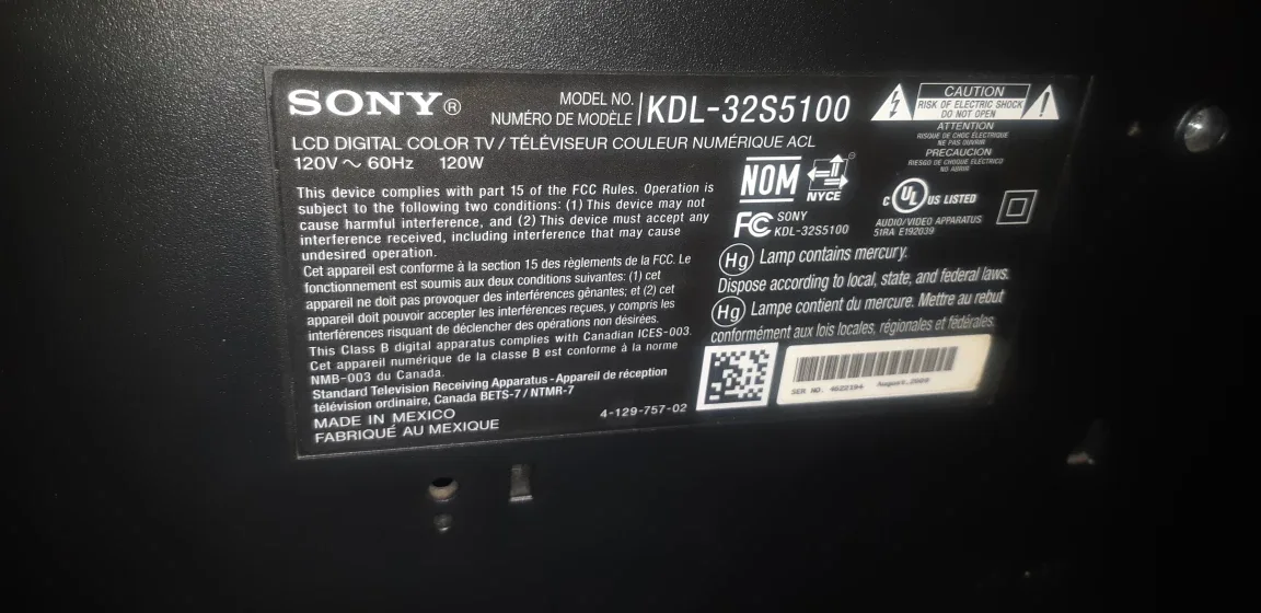⭐Sony Bravia KDL-32S5100 32" LCD TV⭐ image indicator(5)