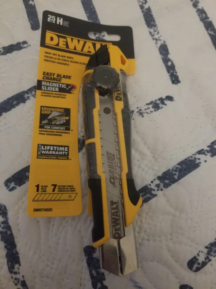 New DeWalt Snap-Off Blade Knife image indicator(2)