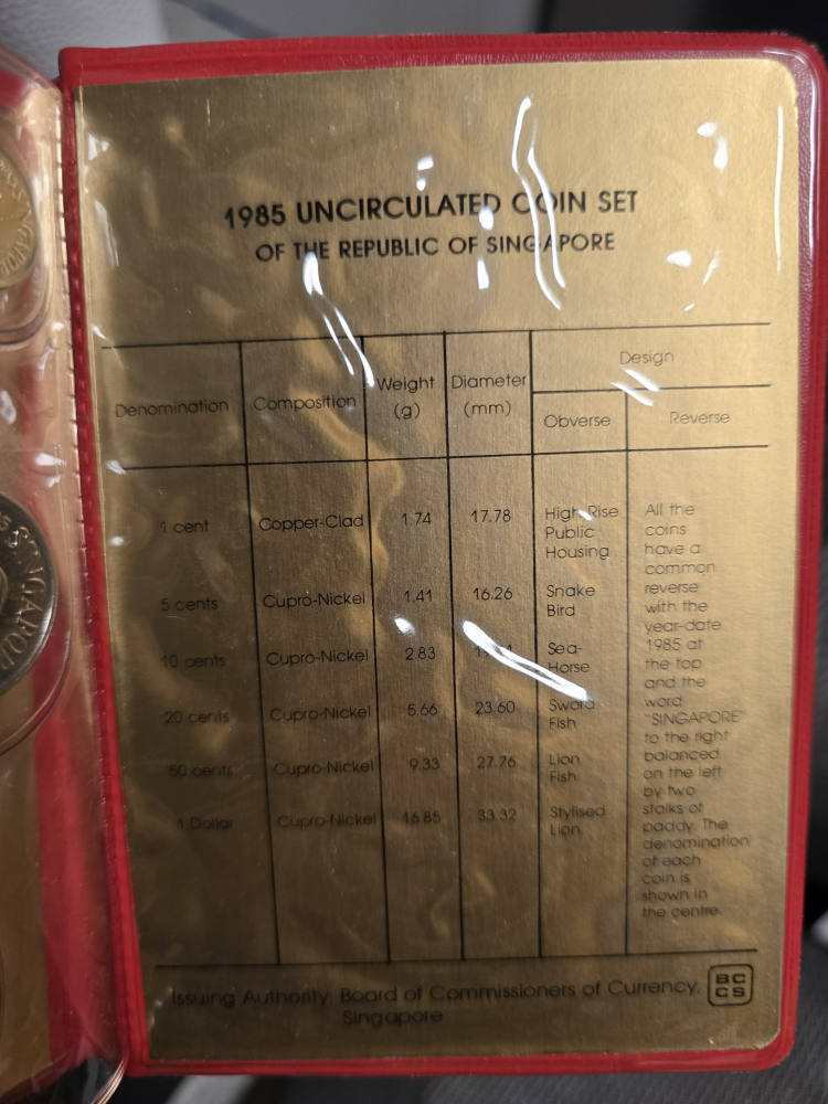 1985 Year of the Ox Coin Set - photo 3