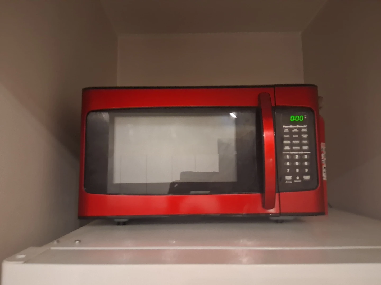 Hamilton Beach Red Microwave