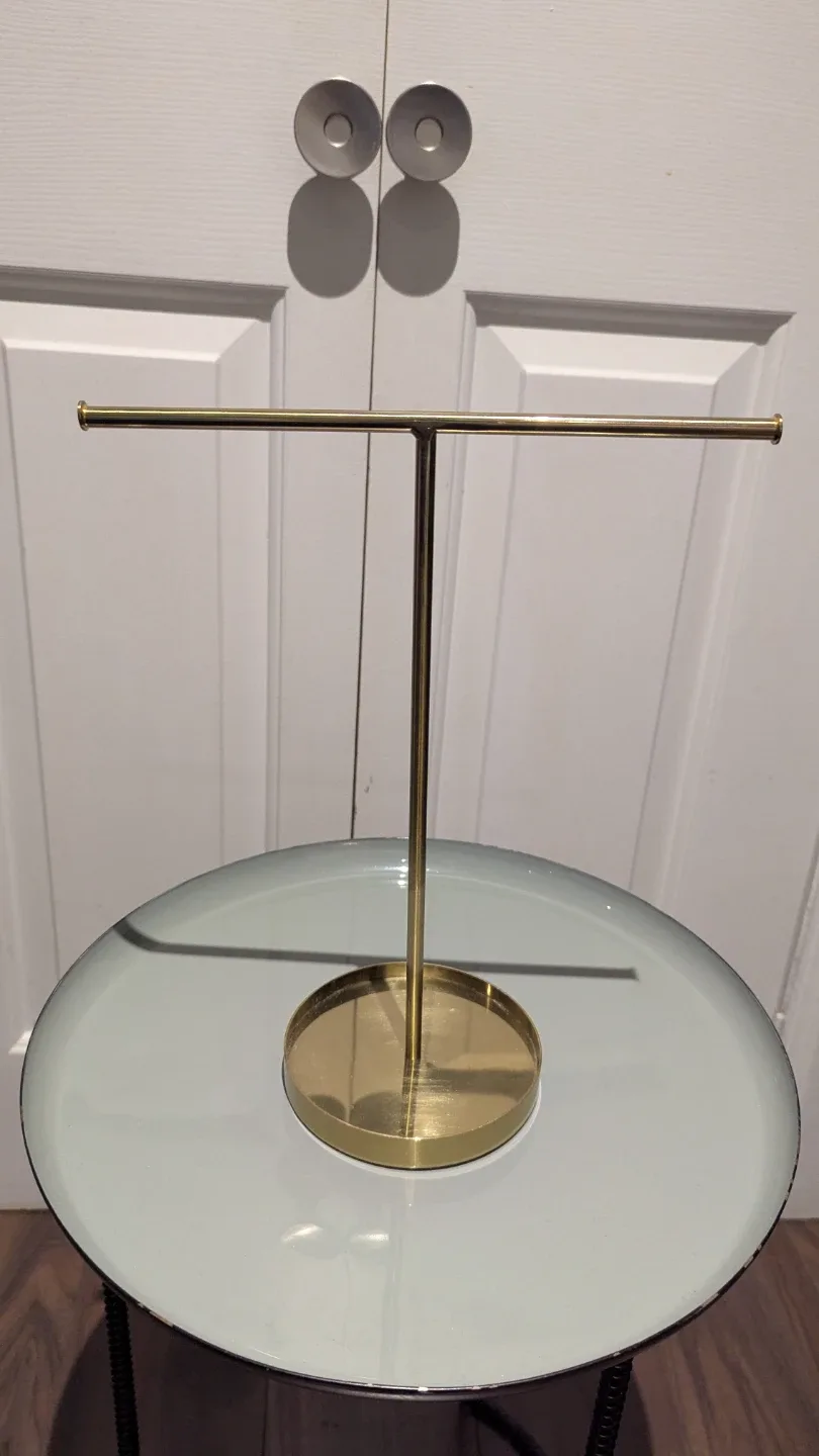 Gold Tone Jewelry Stand