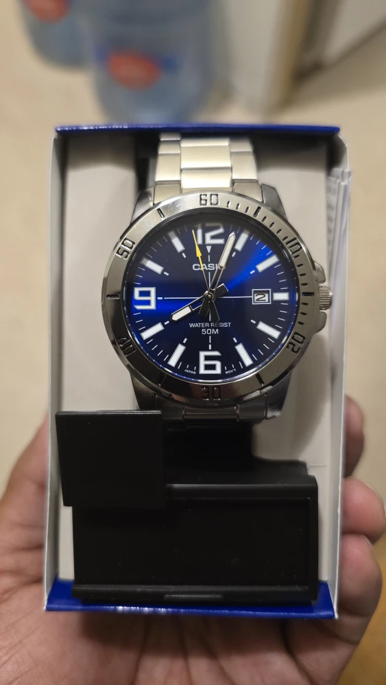 Casio LTP-1165A-4CCG Watch, Blue Face