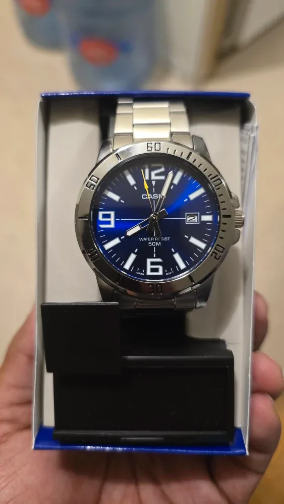Casio LTP-1165A-4CCG Watch, Blue Face thumbnail