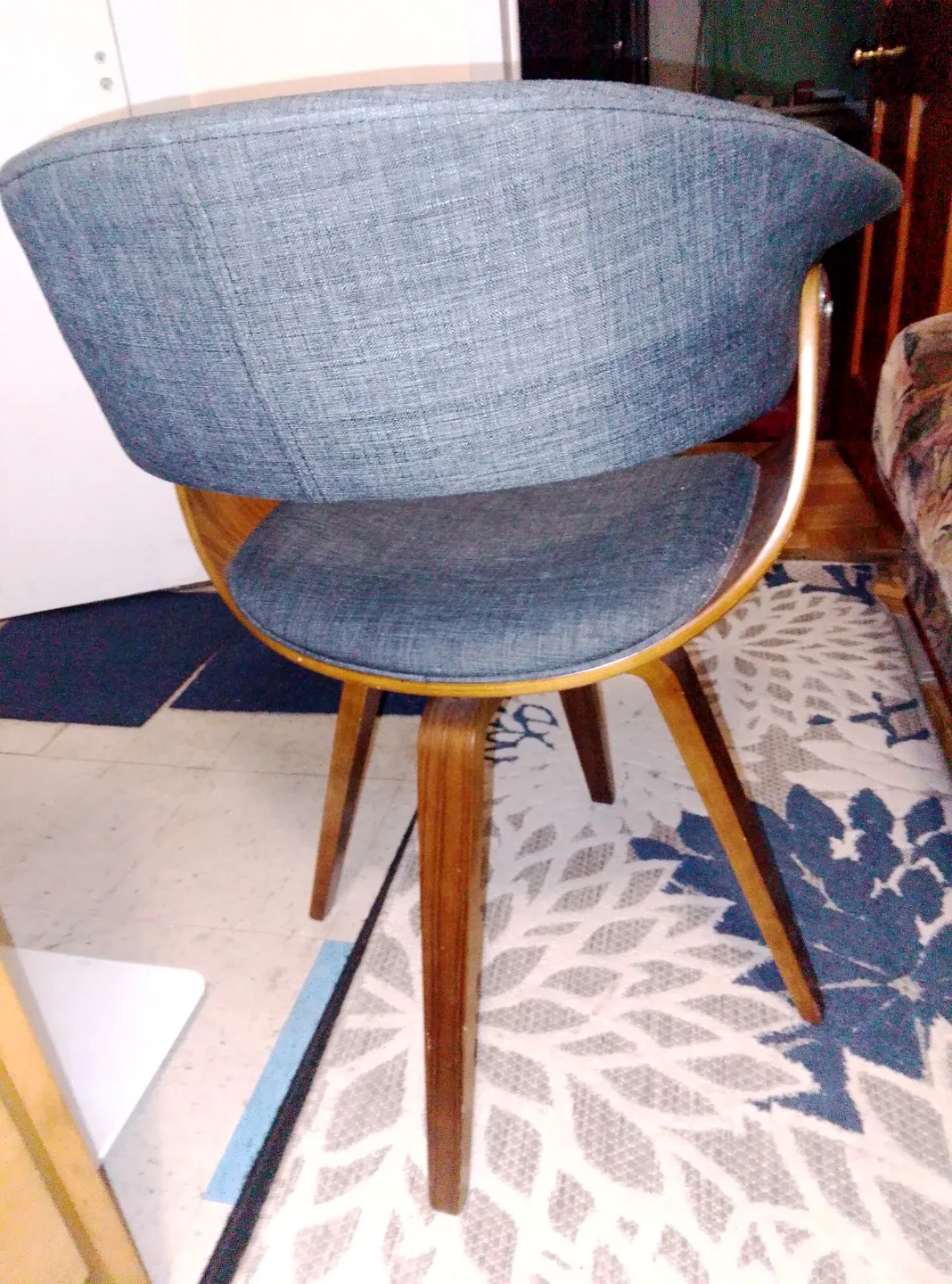Mid-Century Modern Style Accent Chair - Gray 🥕 image indicator(5)
