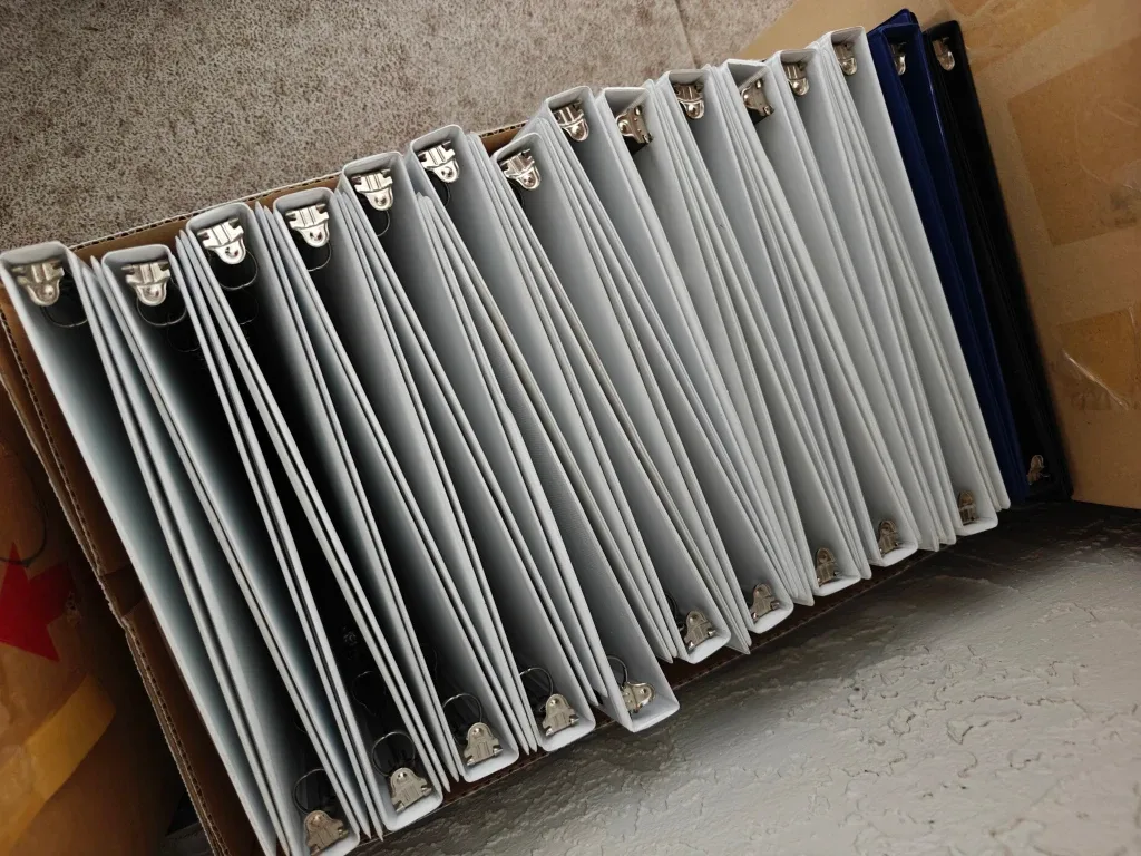 Binders of all sizes