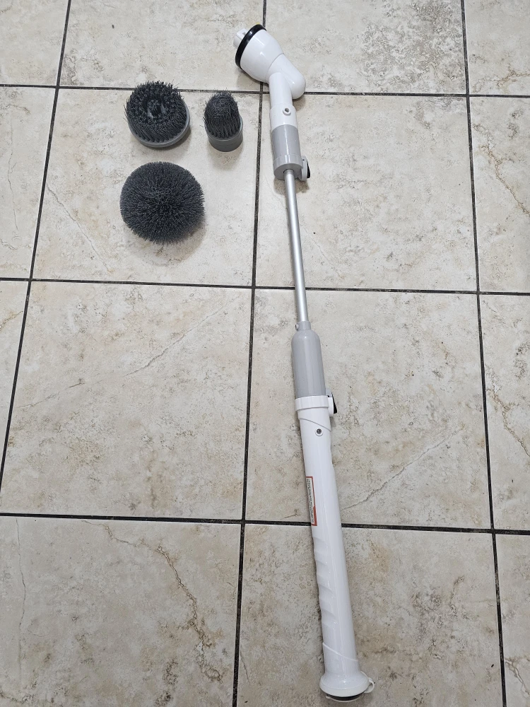 Cordless Power Scrubber with Brush Heads