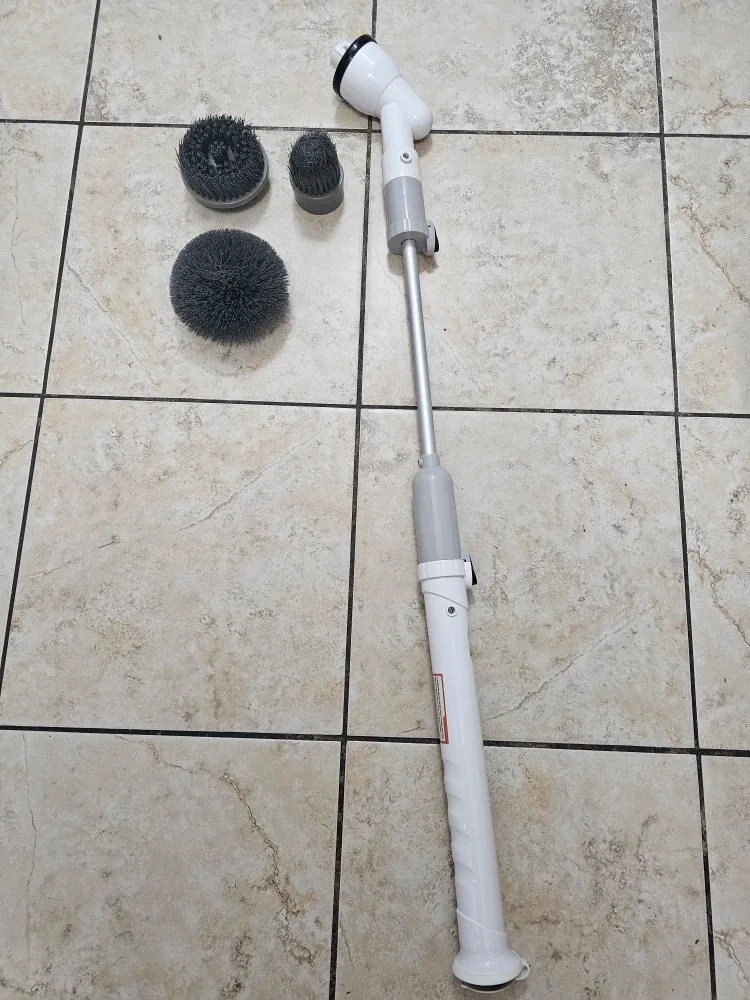 Cordless Power Scrubber with Brush Heads