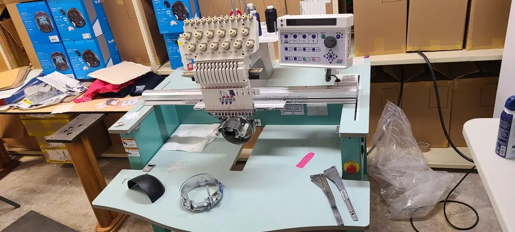 Tajima TMEX-C1201 Embroidery Machine image indicator(2)