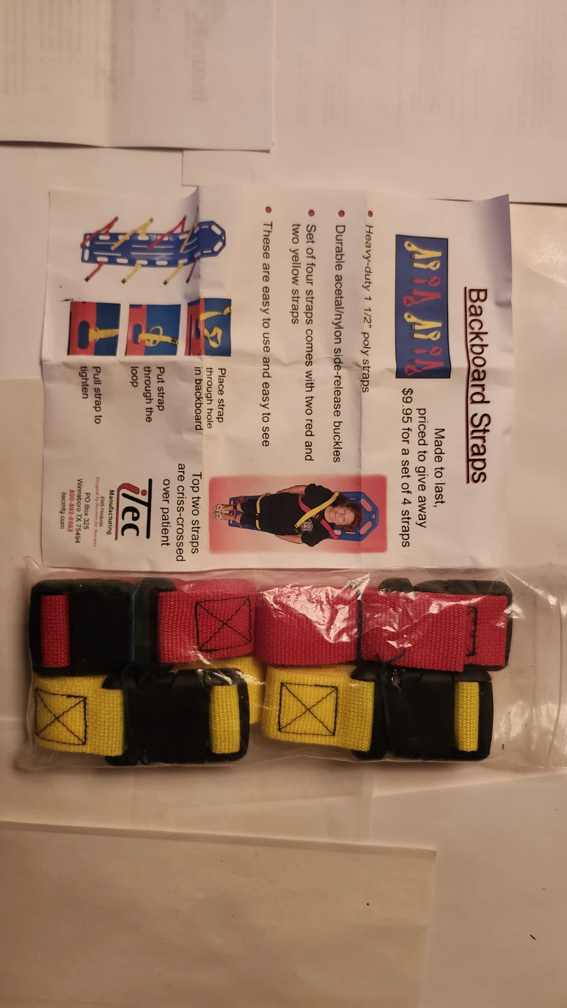 ITec Backboard Straps - Set of 4 - photo 2