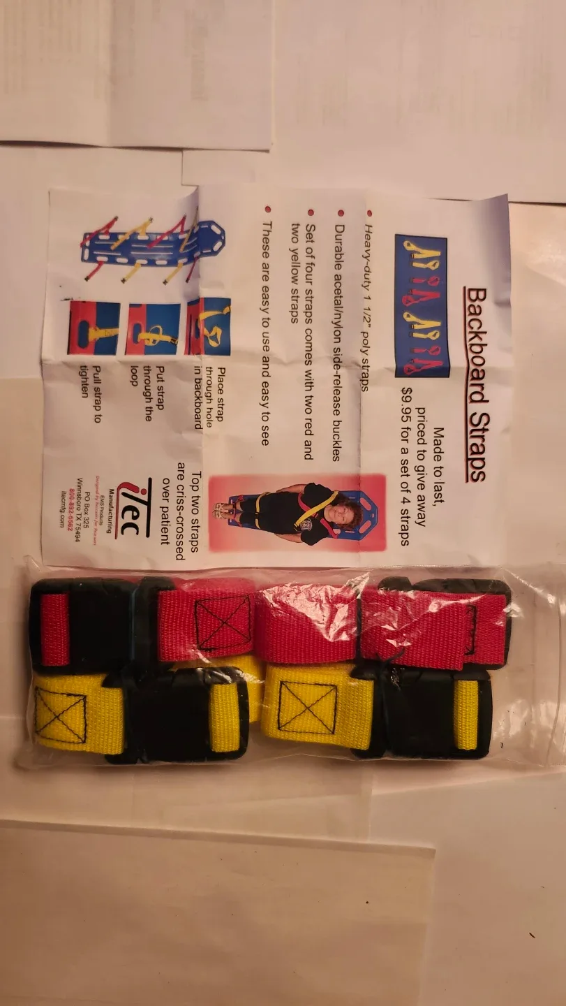 ITec Backboard Straps - Set of 4 image indicator(2)
