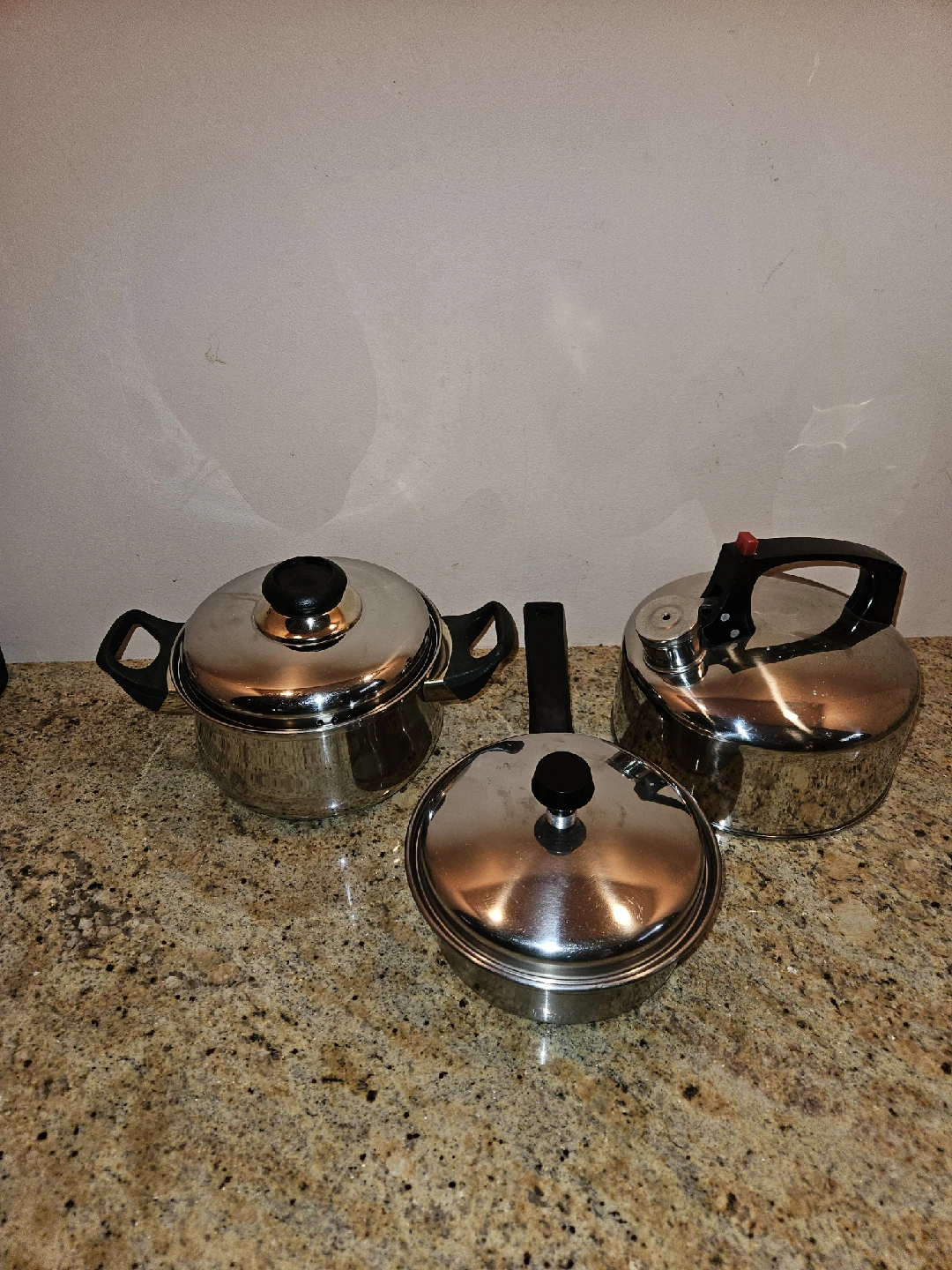 Vintage Stainless Steel Cookware Set