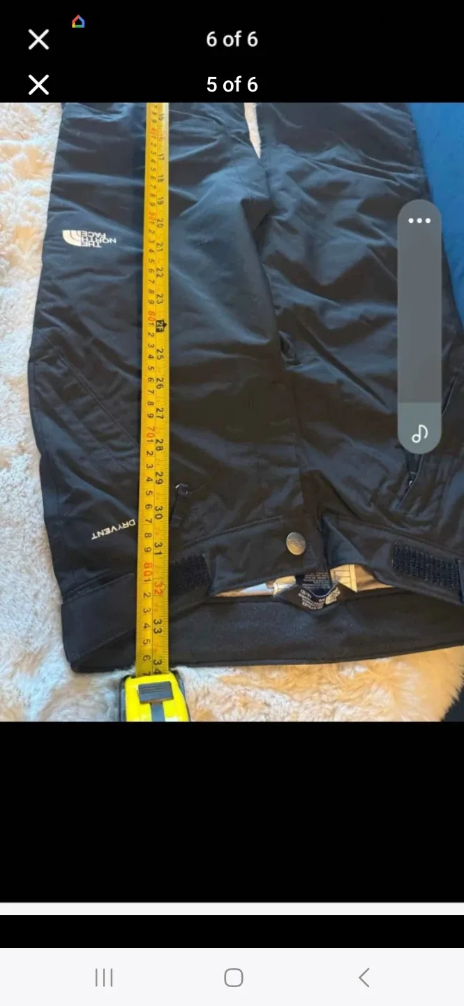 The North Face Boys Ski Pants  Small boys size for age 7-8 image indicator(6)