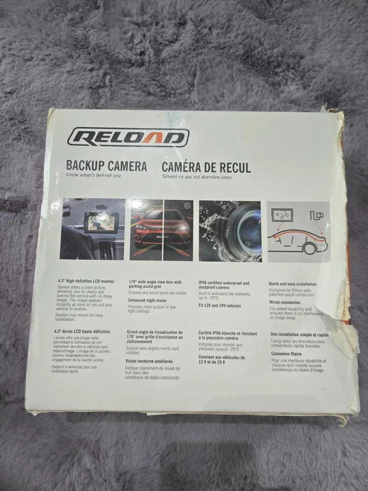 Reload 4.3" Camera de Recul Monitor - New image indicator(7)