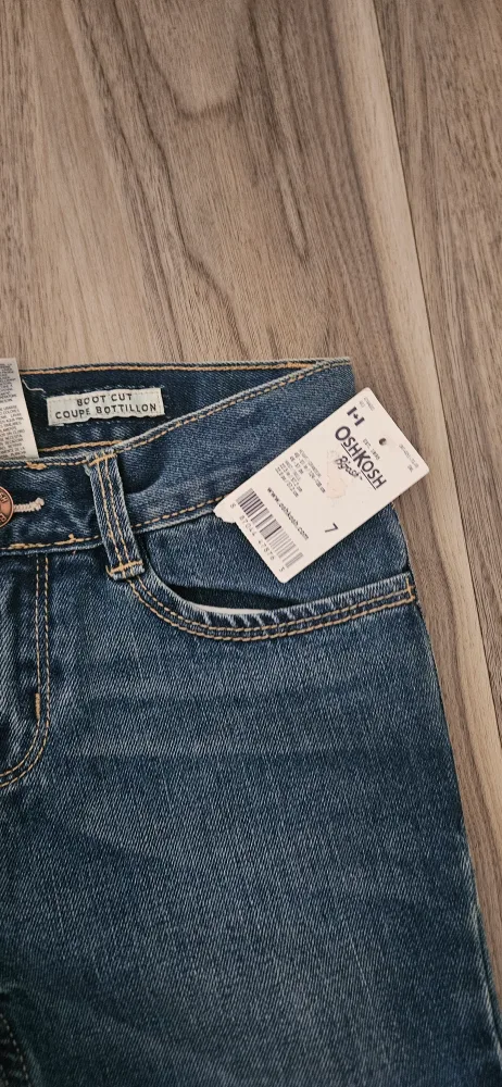 OshKosh B'gosh Boot Cut Jeans - Size 7 - New image indicator(2)
