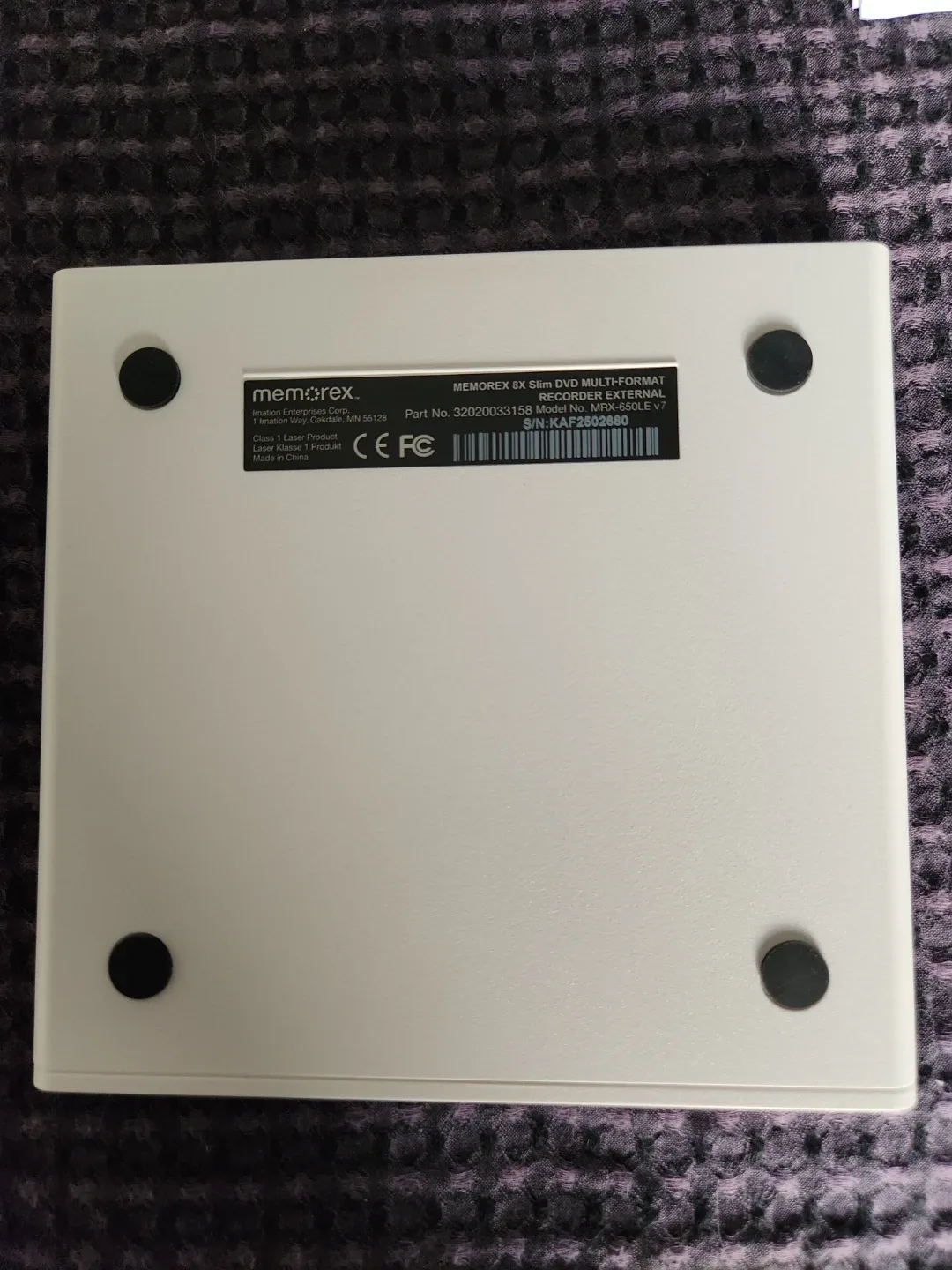 Memorex Slim External CD/DVD Writer 8x(ONLY PICK UP) image indicator(2)