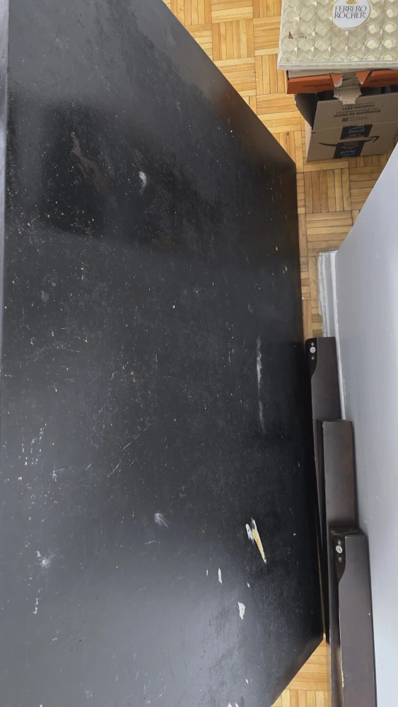 Dark Brown Dining Table with Legs - photo 2