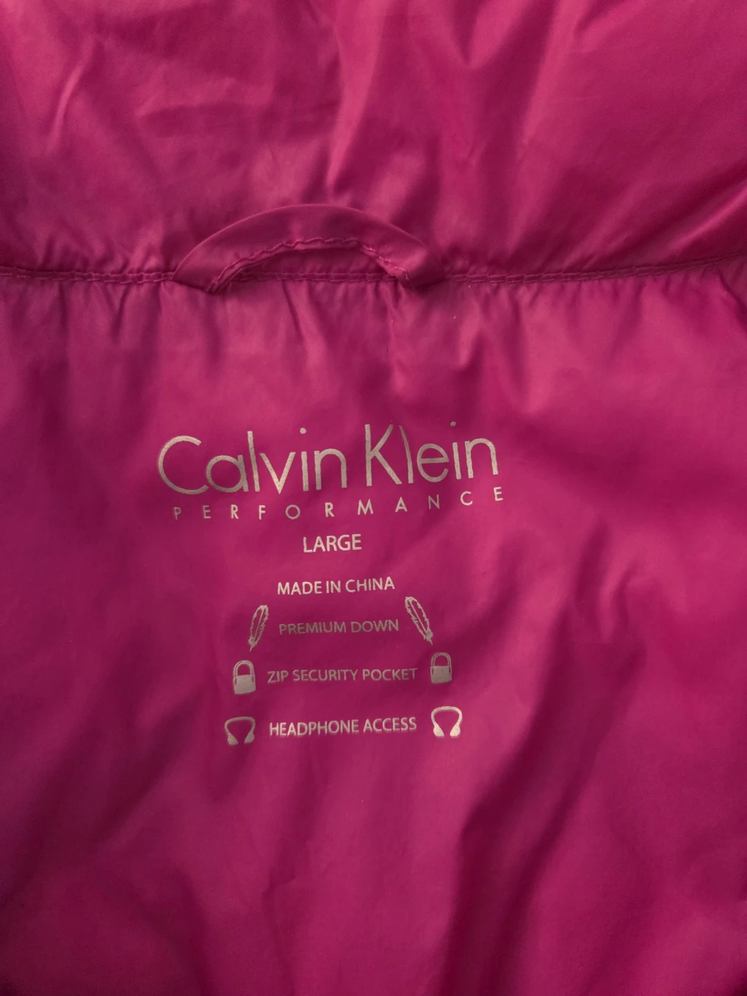 Calvin Klein Puffer Performance Vest - Size Large - photo 4