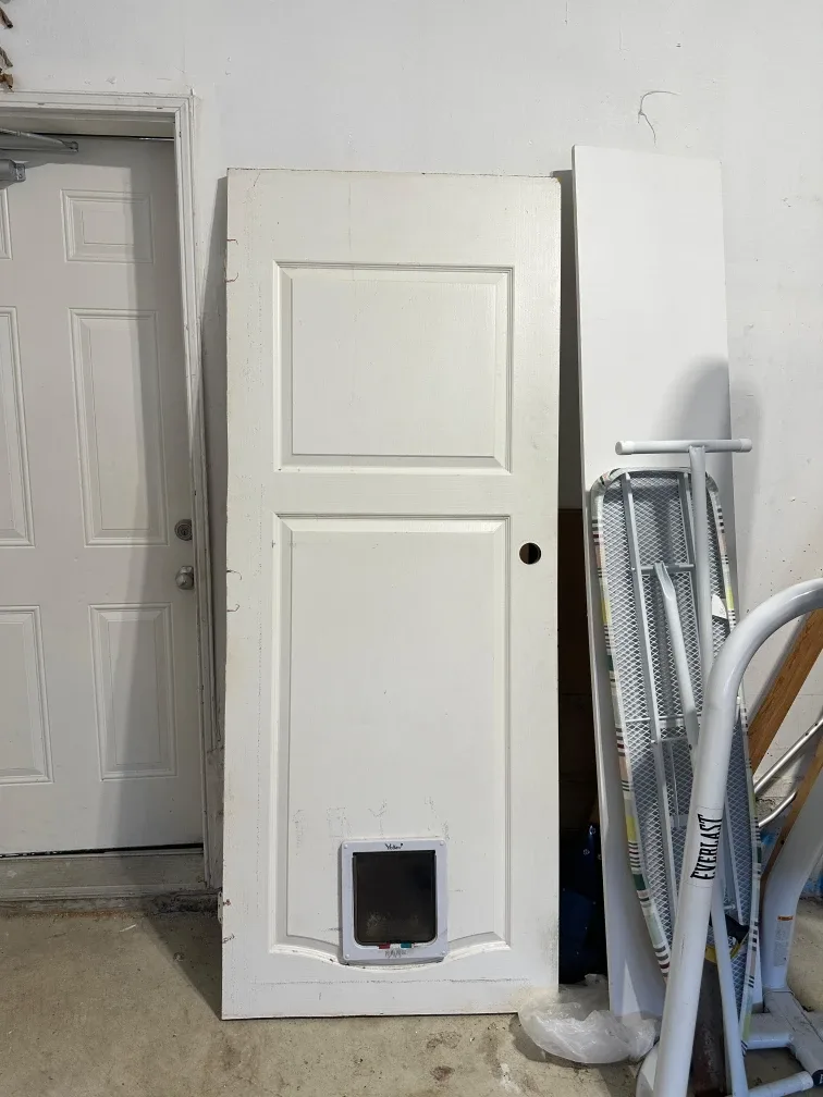 Interior Door with Pet Door