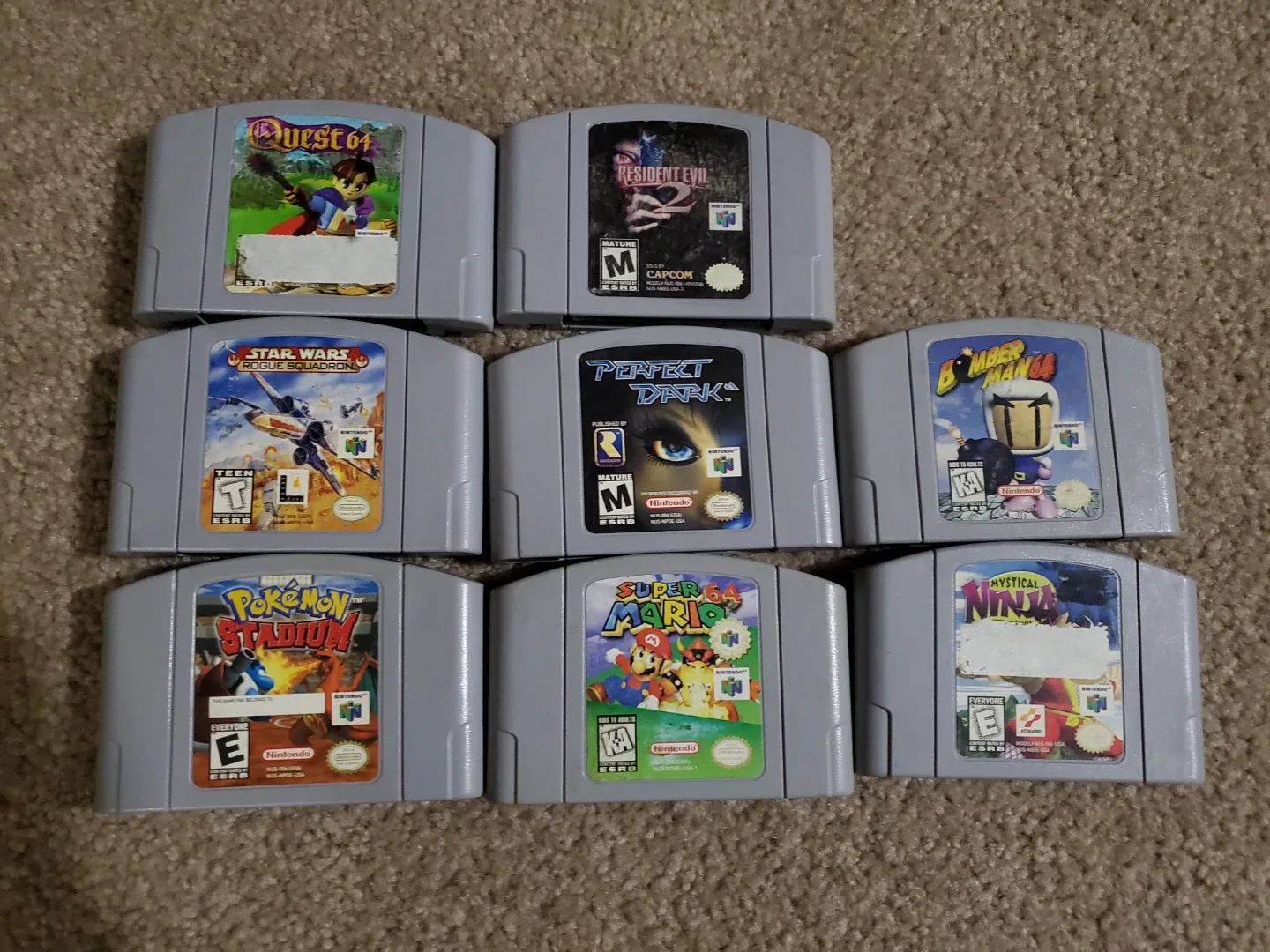 Nintendo 64 Console, Controller, Expansion Pak & 8 Games image indicator(3)