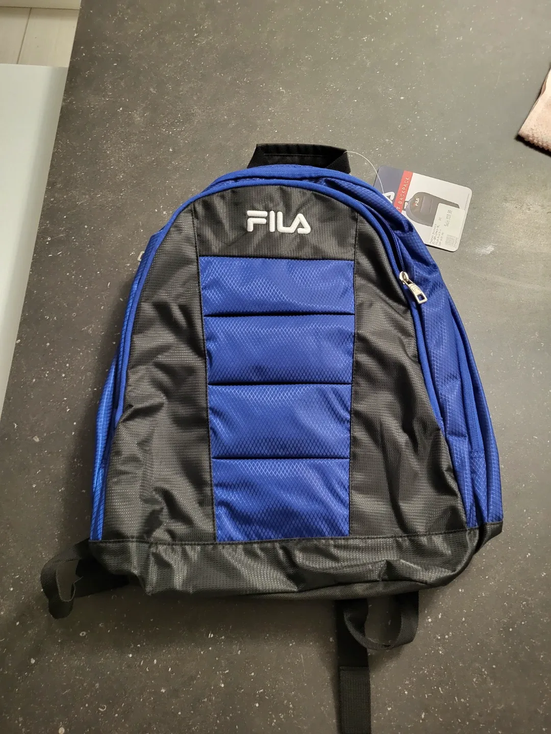 New Fila Blue & Black Backpack