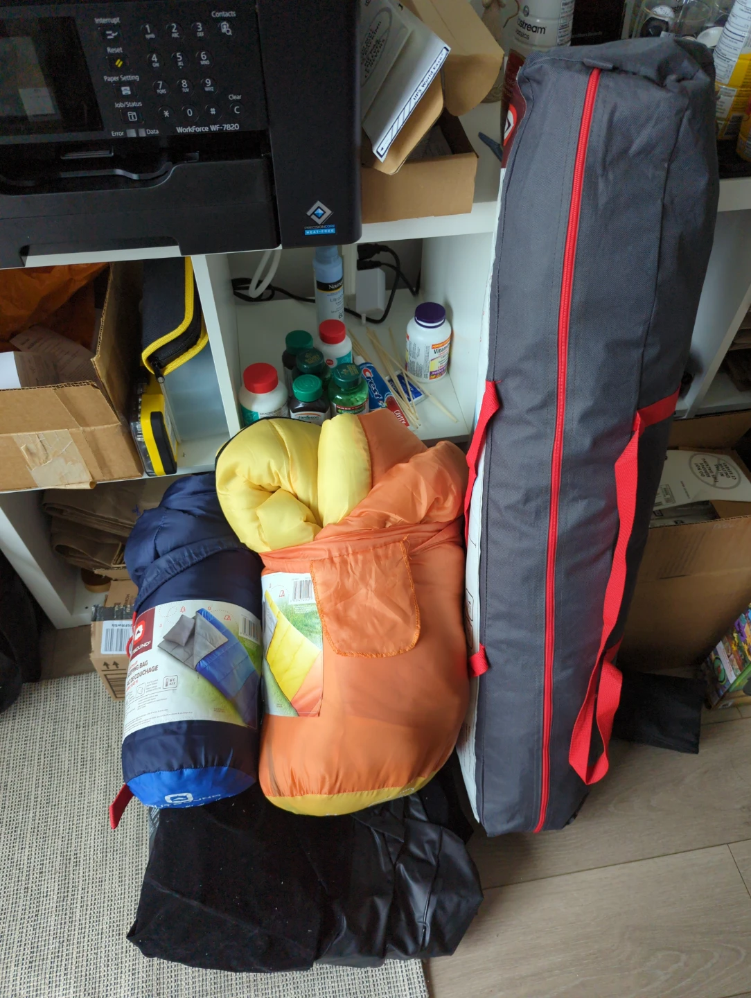 Camping Set - Tent + Air Mattress + Sleeping Bags (2)