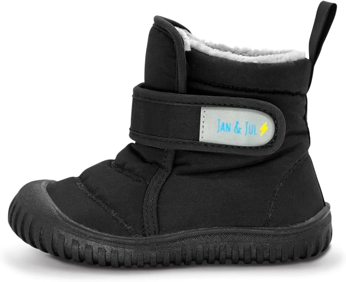 Jan & Jul Black Toasty-Dry Booties - Size 7 Toddler thumbnail