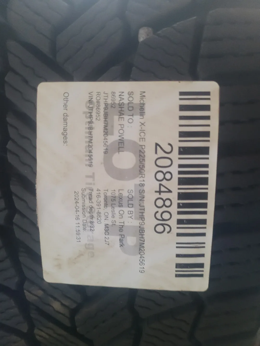 Michelin X-Ice 225/60R18 Tire image indicator(5)
