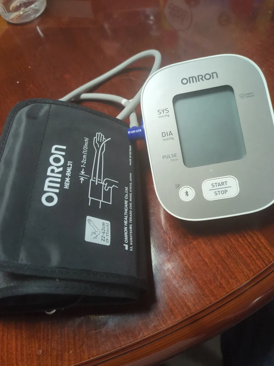 Omron bronze blood pressure monitor