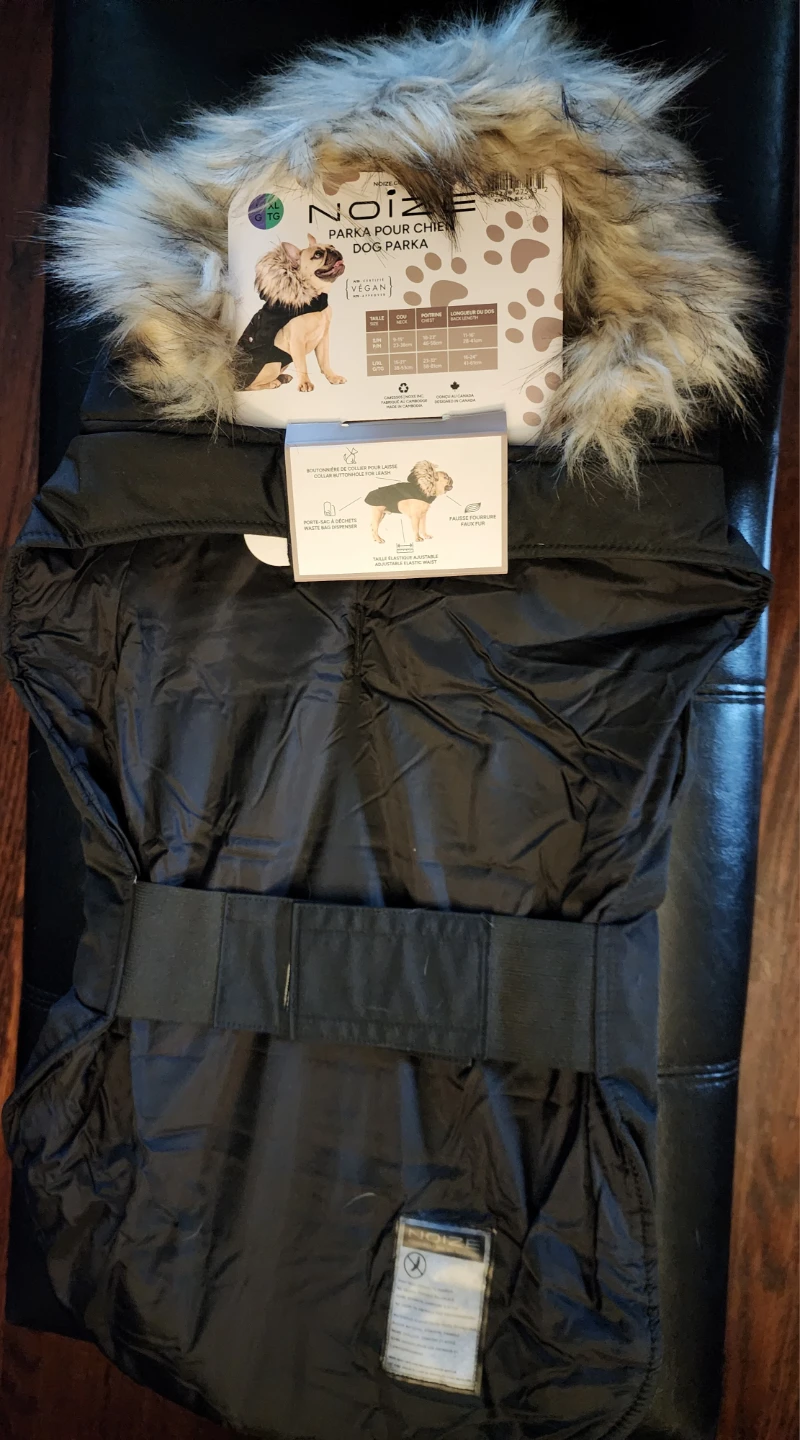 Noize Karter Dog Parka - Black, L/XL - photo 2