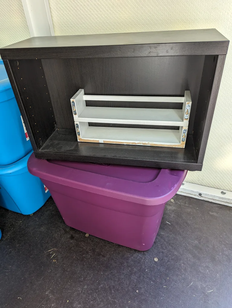 Dark Brown Shelf Unit