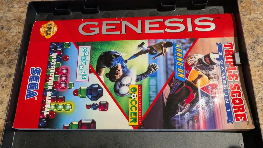 Sega Genesis Triple Score 3 Games in 1 image indicator(5)
