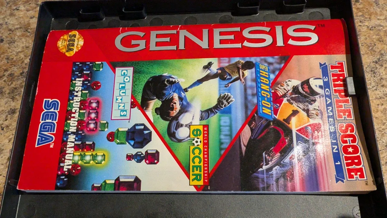 Sega Genesis Triple Score 3 Games in 1 image indicator(6)