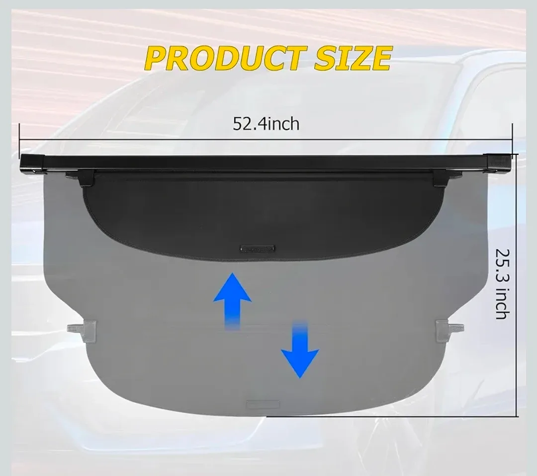 CRV 2017-2022 Retractable Rear Cargo Cover image indicator(7)