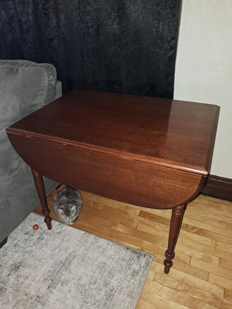 L. Hitchcock Drop Leaf Antique Table