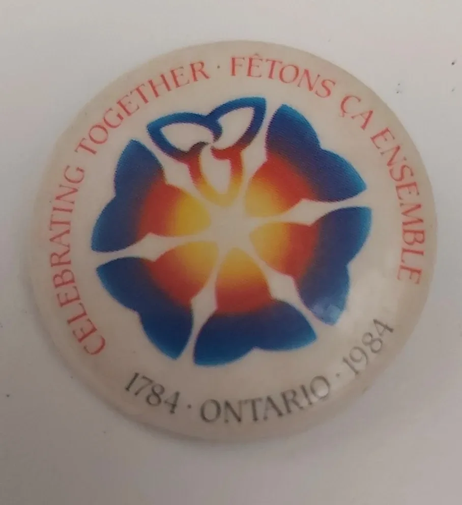 Ontario Celebrating Together Pin 1984
