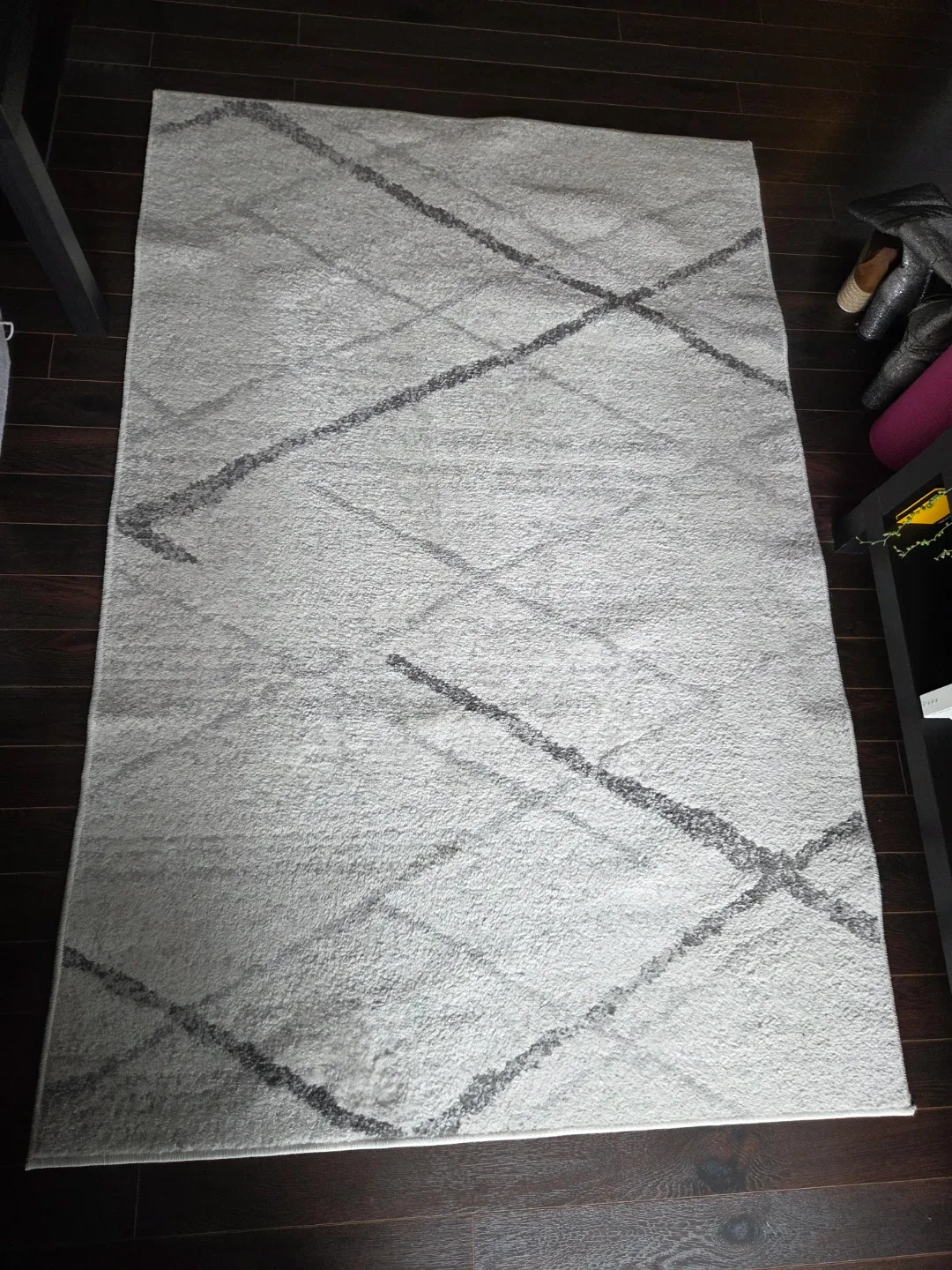 Smoky Rug, Gray, 4' x 6' thumbnail
