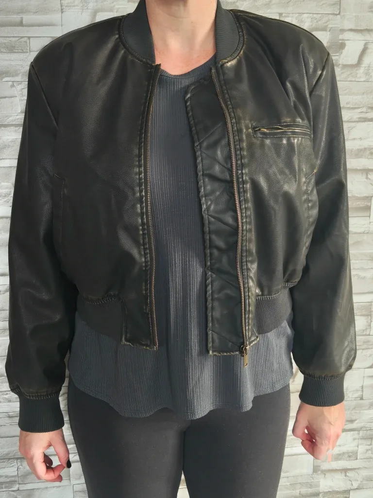 Black Bomber Jacket