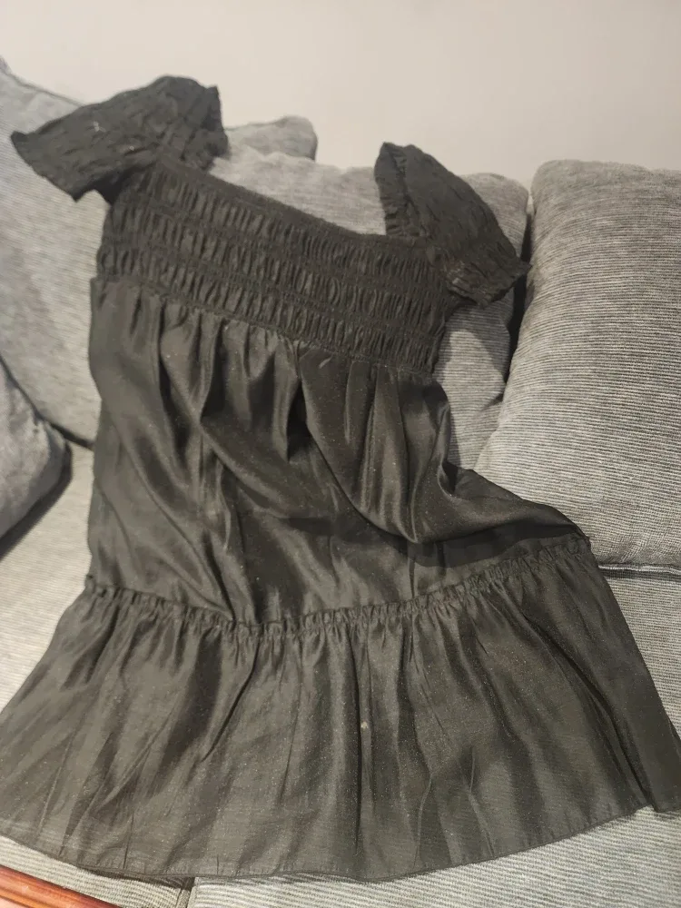 Black Smocked Dress