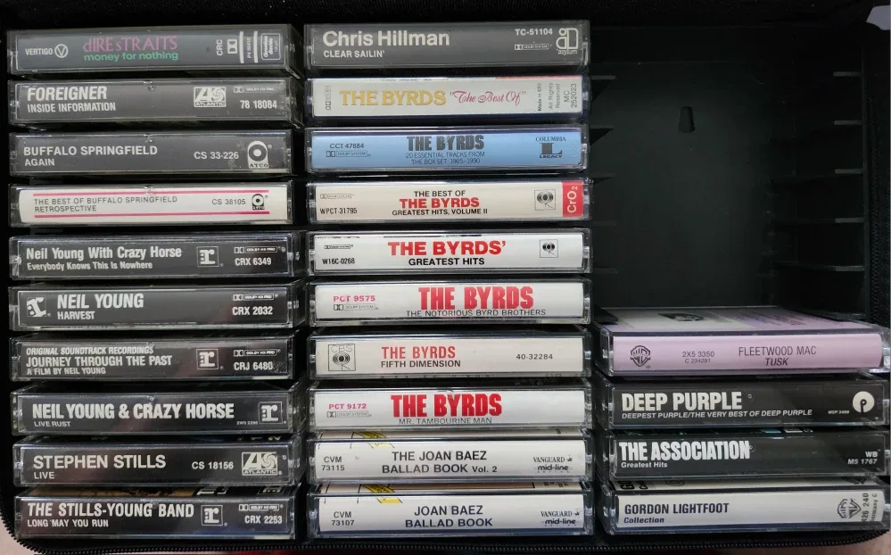 Cassette Tape Collection - Classic Rock, Folk & More
