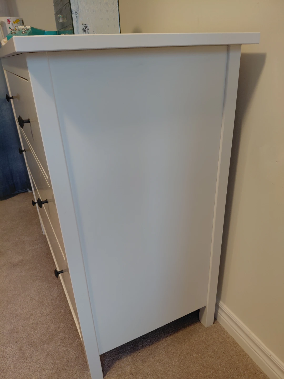 White IKEA Hemnes 3-Drawer Dresser (PICK UP ONLY PLS) - photo 2