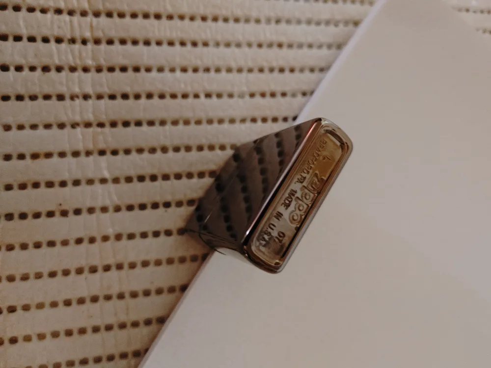 Zippo Lighter with Striped Design image indicator(3)