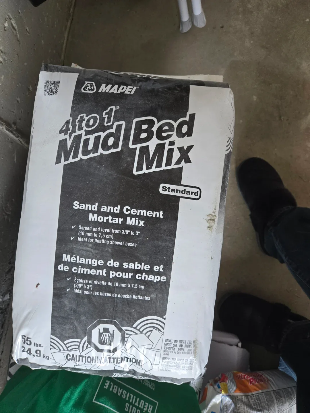 MAPEI 4 to 1 Mud Bed Mix - 55 lbs