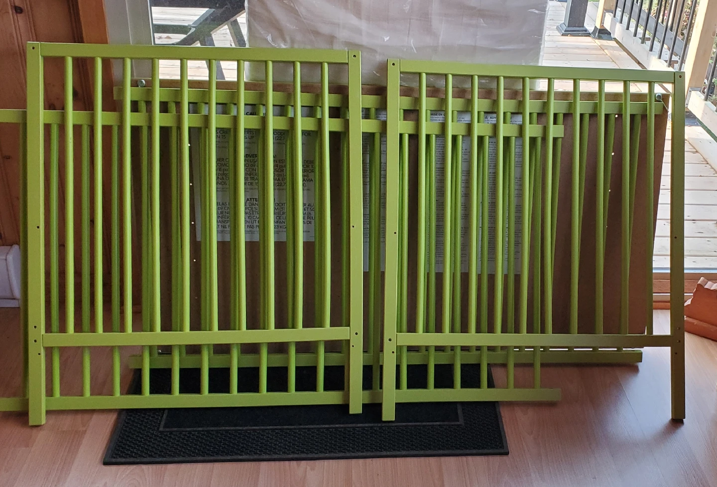 Crib - IKEA Green Crib - photo 2