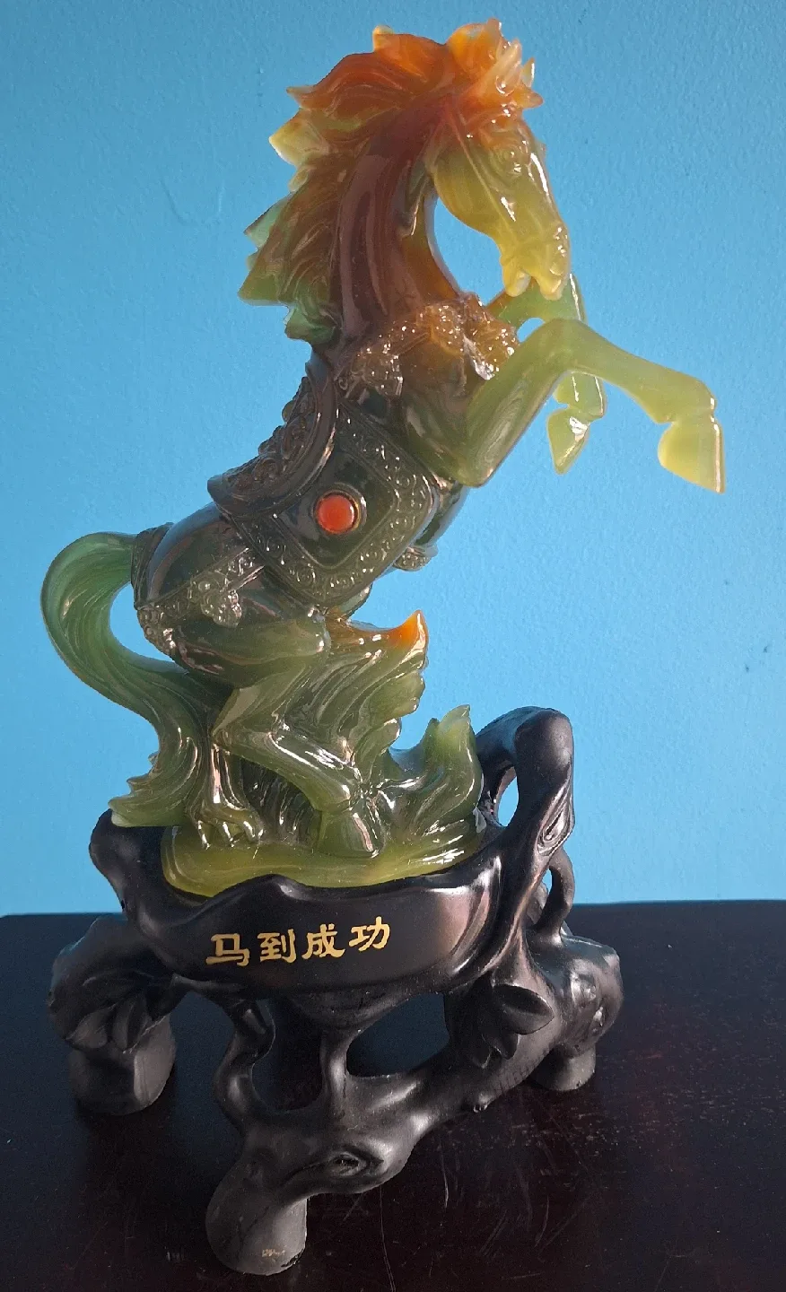 Feng Shui Art Horse Statue 14 inches image indicator(3)