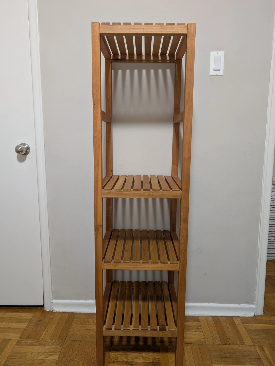 Wooden 4-Tier Shelf