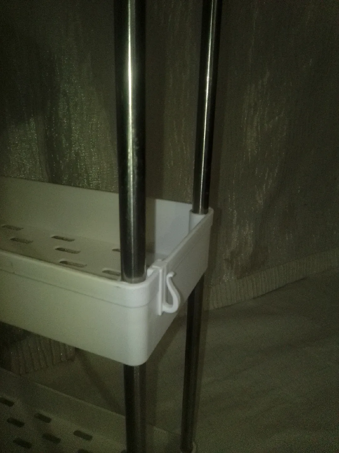 White 3-Tier Rolling Cart image indicator(3)