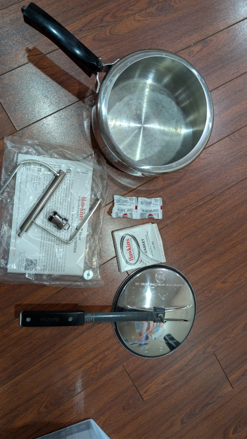 Hawkins Stainless Steel Pressure Cooker - 3 Litre