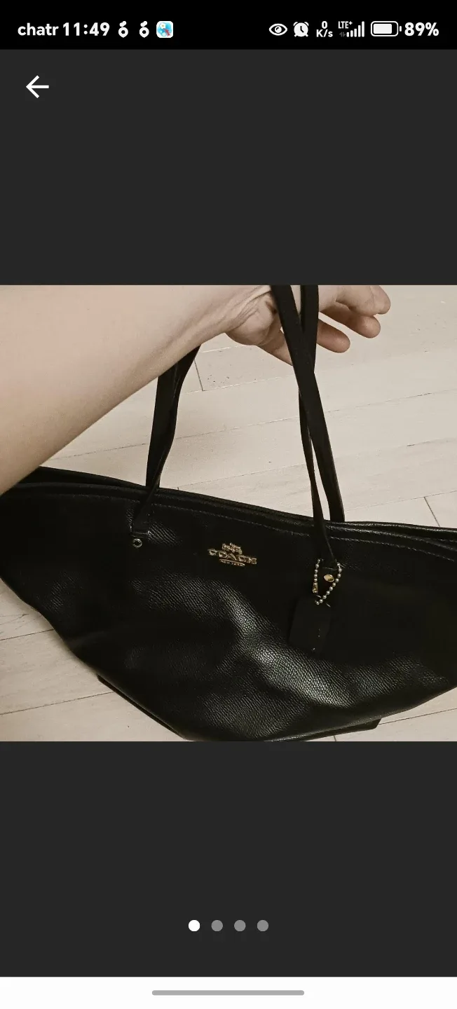 Coach Black Tote Bag thumbnail